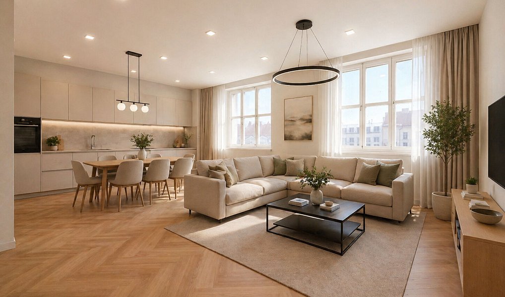 Pronájem bytu 2+kk, 66 m², Louny