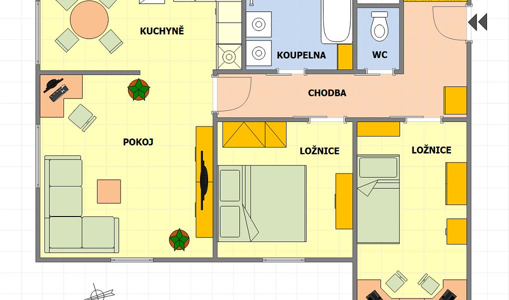 Pronájem bytu 3+kk 66 m², Velké Hamry – náhled fotky 2
