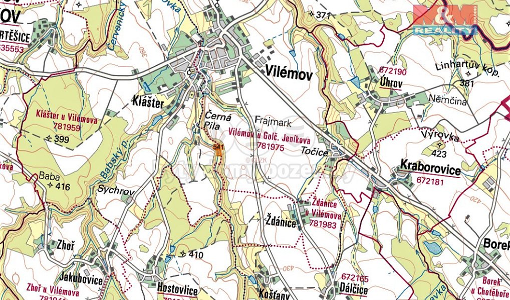 Prodej louky 4 169 m², Vilémov – náhled fotky 3