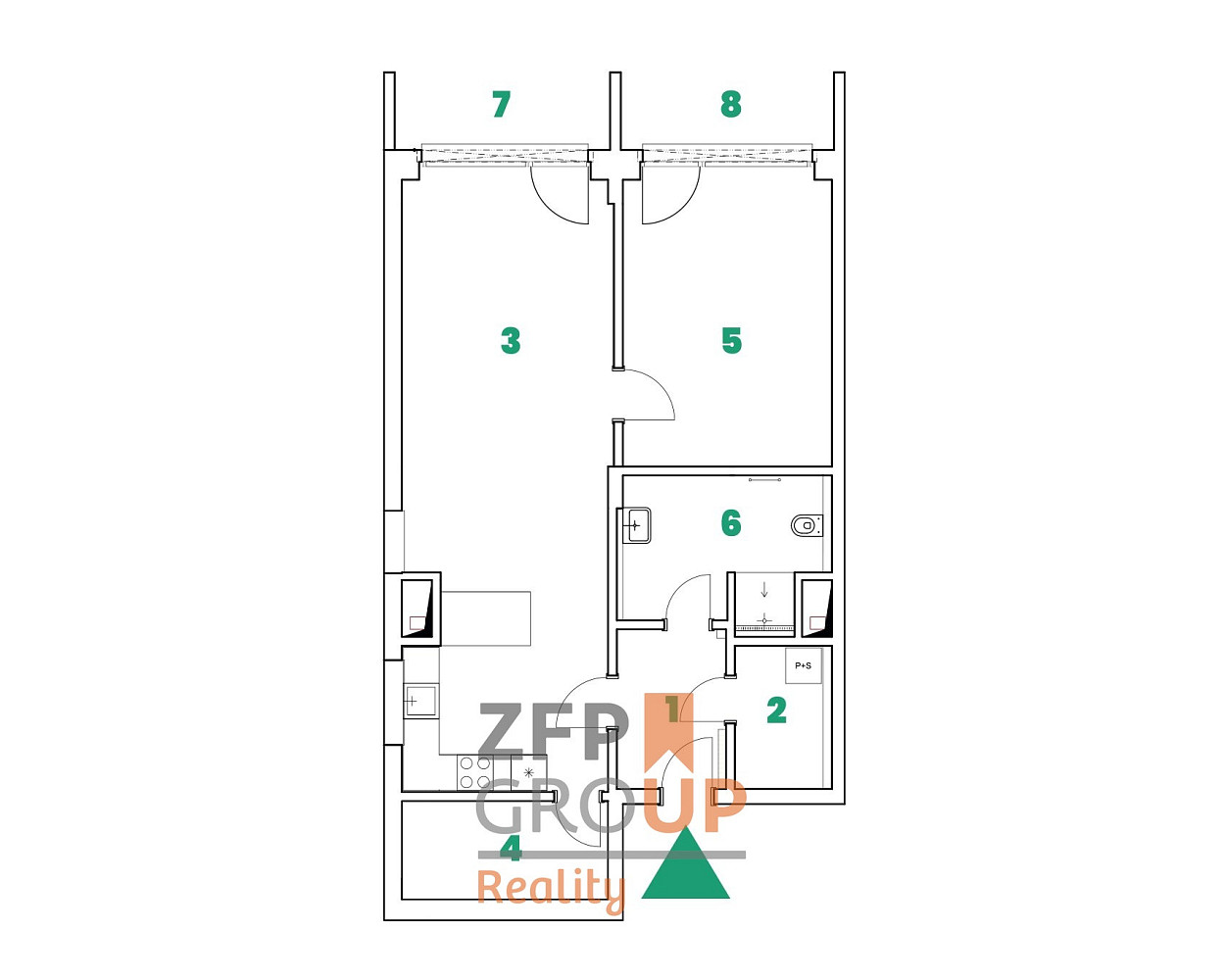 Prodej bytu 2+kk 74 m² — photo 3