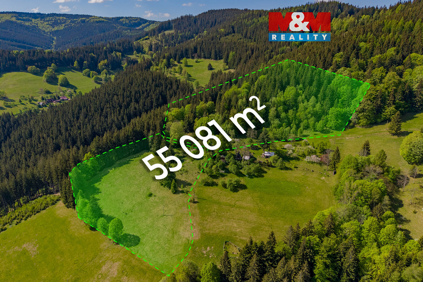 Prodej chaty/chalupy 60 m² s pozemkem 55 081 m²
