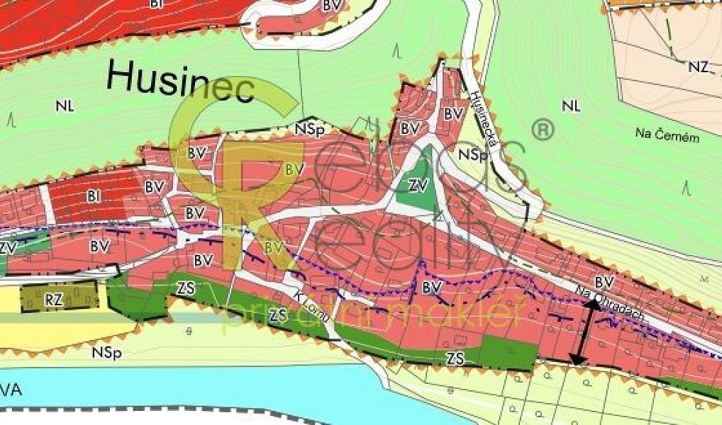 Prodej stavebního pozemku 3 752 m², Husinec – náhled fotky 8