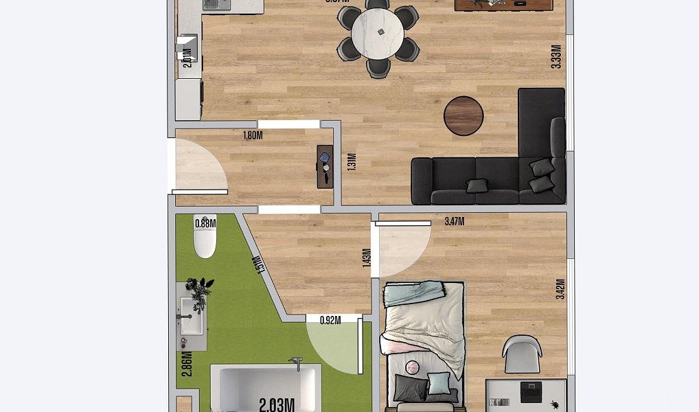 Prodej bytu 2+kk 43 m², Rakovník – náhled fotky 24