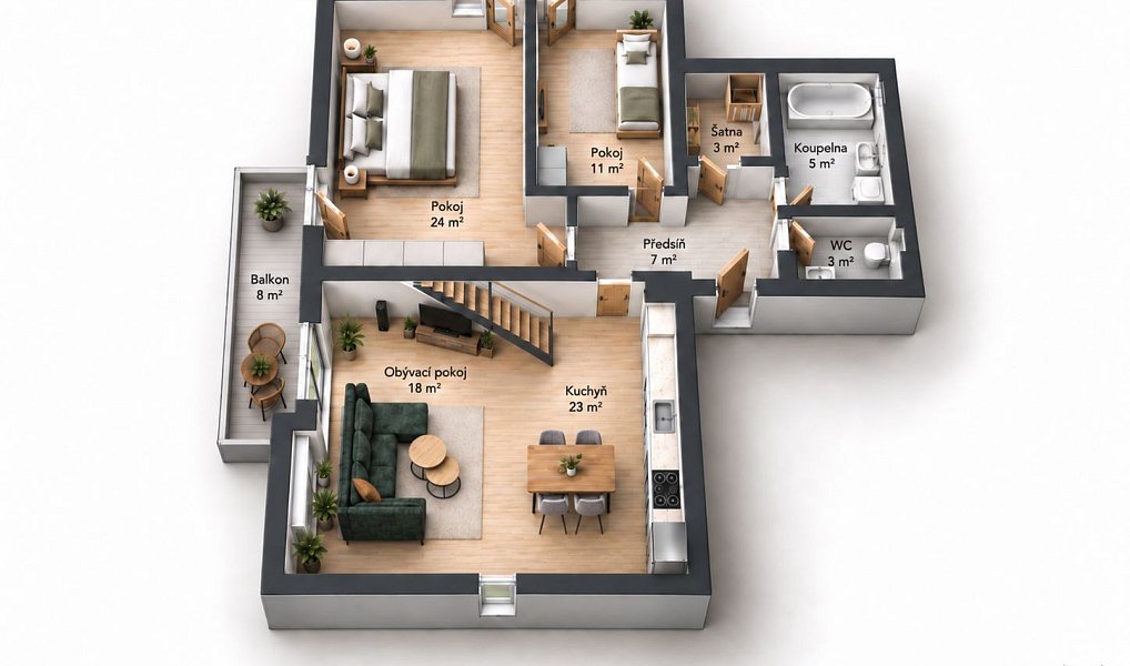 Prodej bytu 4+kk 137 m², Tuchoměřice – náhled fotky 25