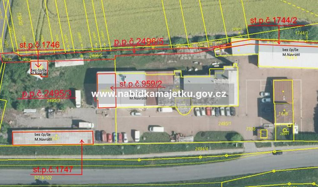 Prodej pozemku, 2336 m², Přerov, Kojetín