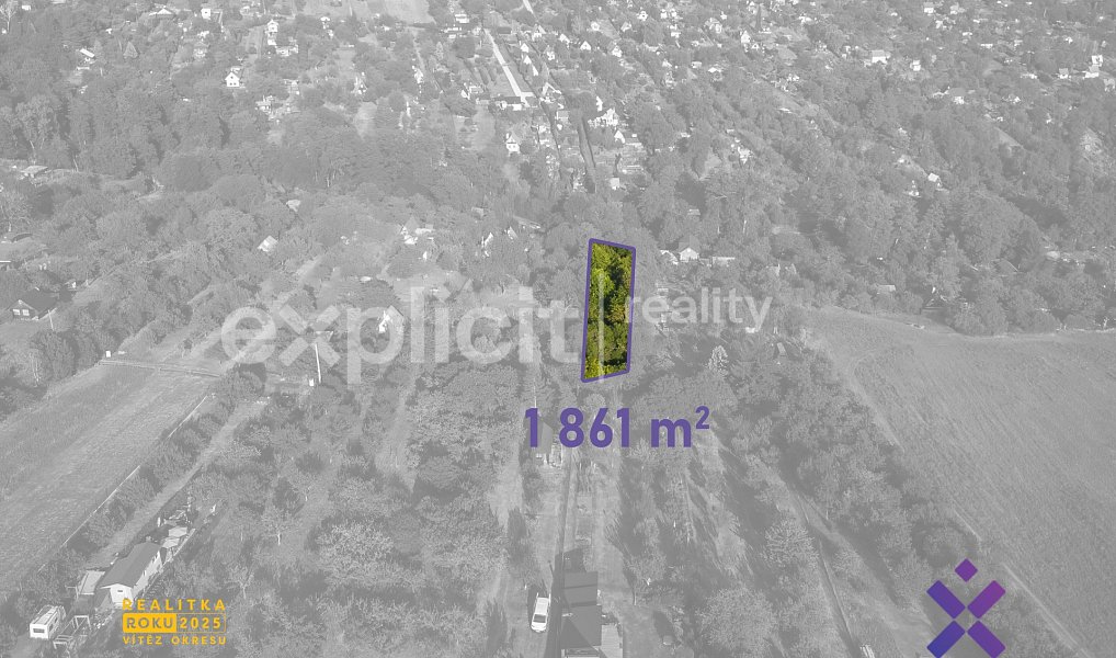 Prodej zahrady 1 861 m², Uherský Brod – náhled fotky 3