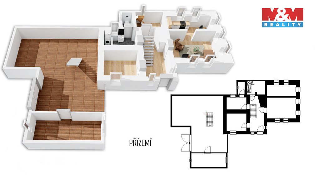 Prodej chaty/chalupy 160 m² s pozemkem 644 m², Žandov – náhled fotky 2