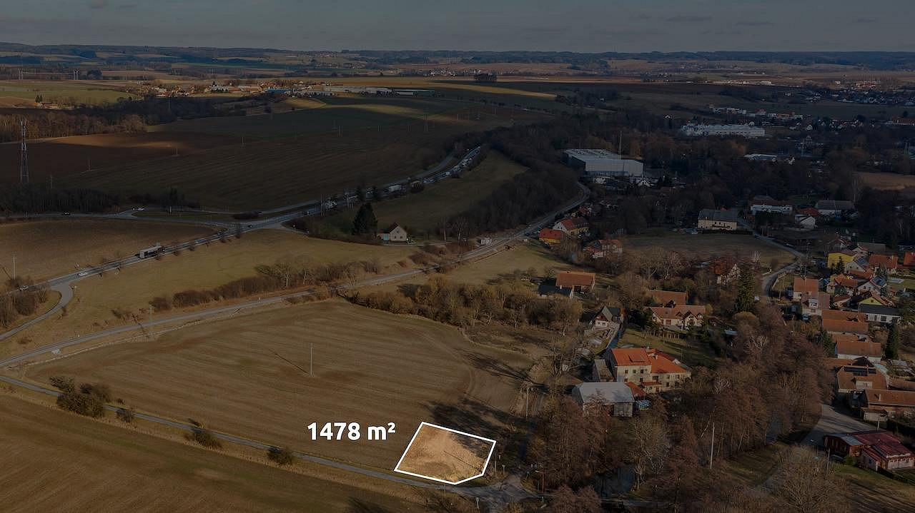 Prodej stavebního pozemku 1 478 m² – pohled 6