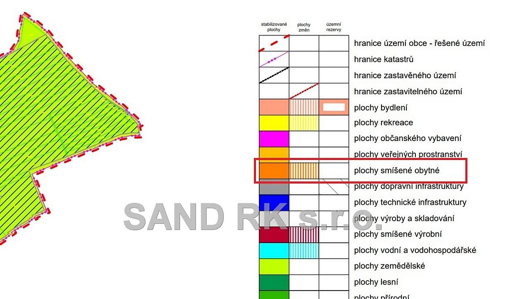 Prodej stavebního pozemku 1 116 m², Trhanov – náhled fotky 16