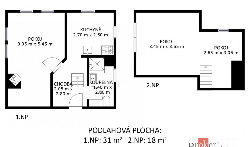 Prodej domu 49 m² s pozemkem 3 509 m², Koryčany – náhled fotky 11