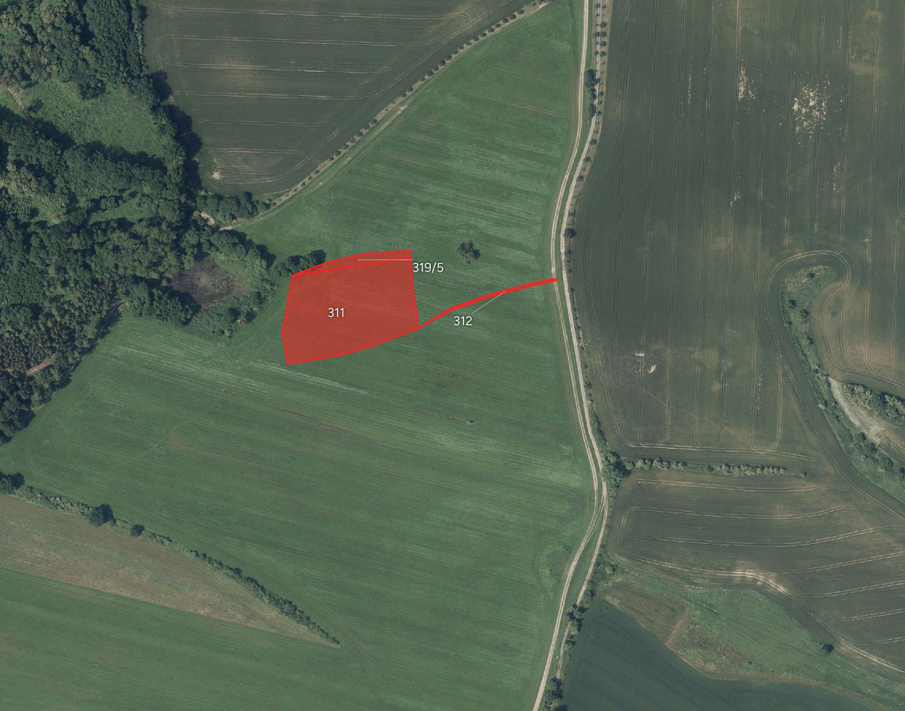 Prodej pole 8 524 m²