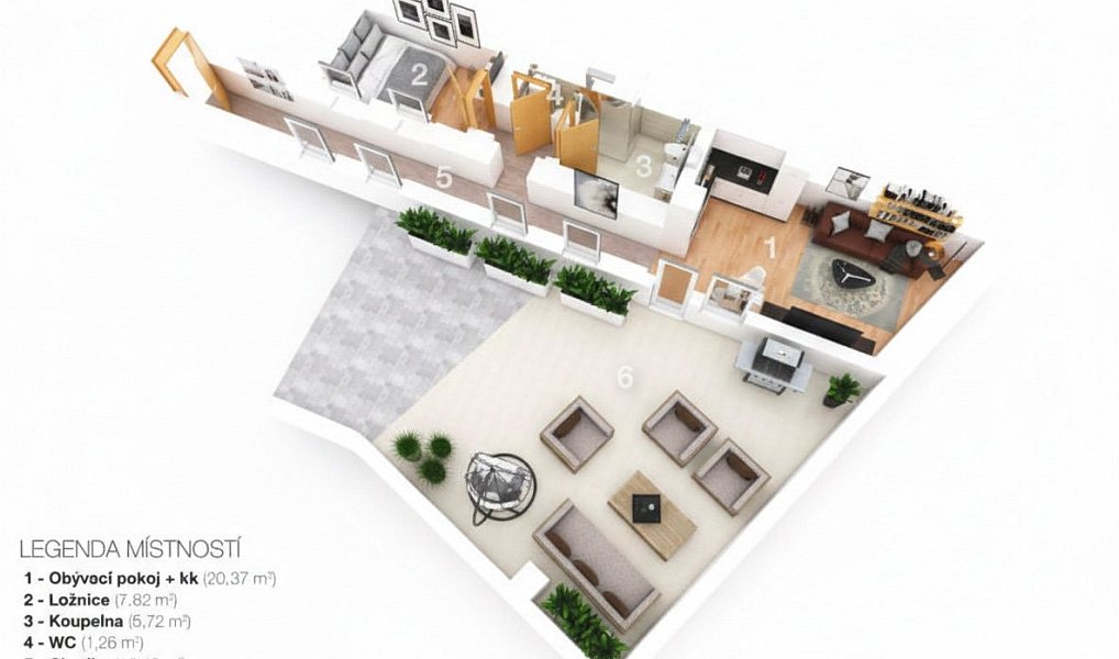 Prodej bytu 2+kk 53 m², Brno – náhled fotky 9