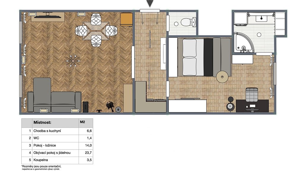 Prodej bytu 2+kk 47 m², Praha – náhled fotky 13