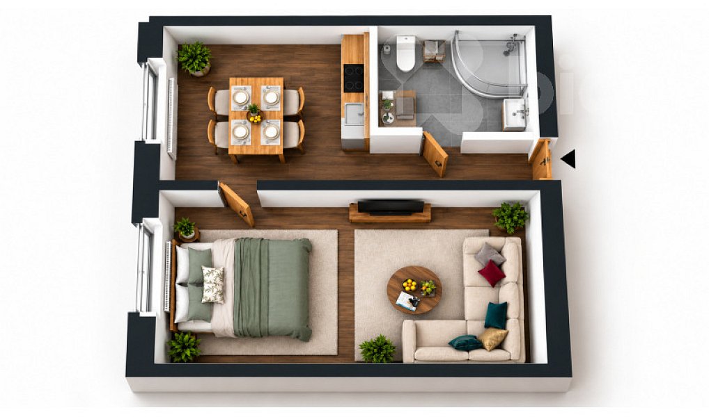Prodej bytu 1+1 40 m², Litoměřice – náhled fotky 14