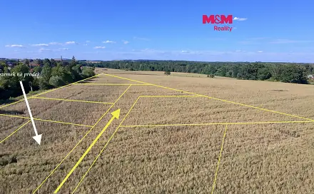 Prodej stavebního pozemku 1 090 m², Čimelice, okres Písek