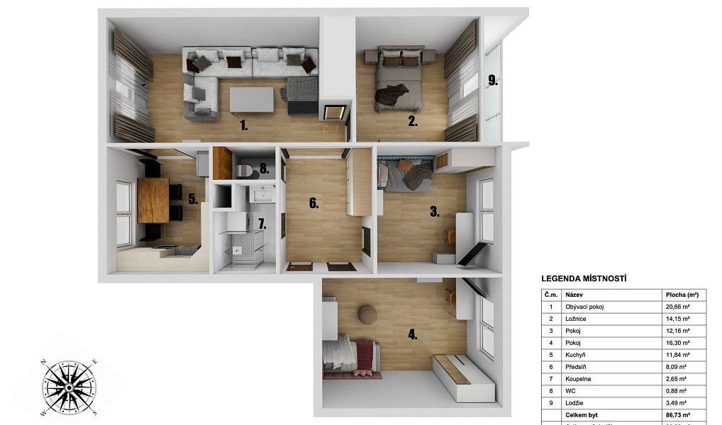 Prodej bytu 4+1 90 m², Trutnov – náhled fotky 15