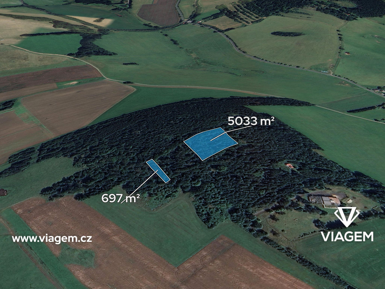 Prodej lesa 5 730 m²