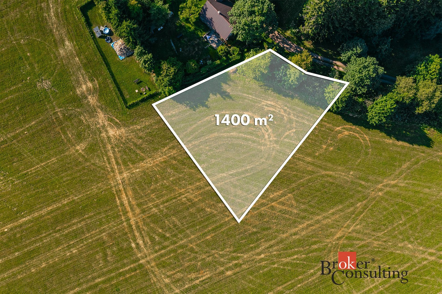 Prodej stavebního pozemku 1 400 m² – fotografie 5