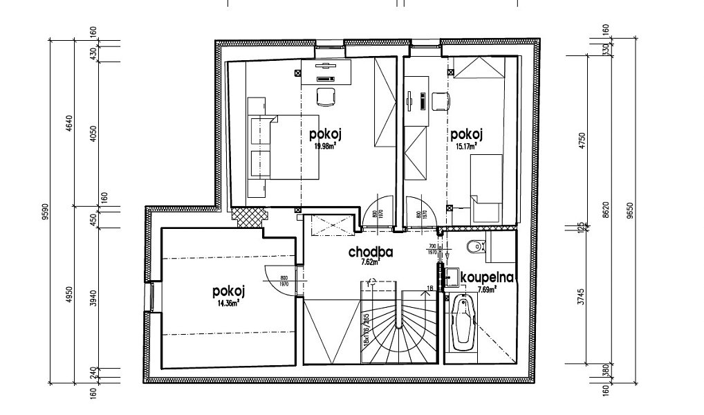 Prodej domu 204 m² s pozemkem 817 m², Krňany – náhled fotky 14