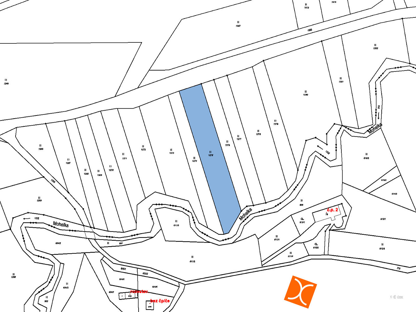 Prodej pozemku 2 839 m² – fotografie 2