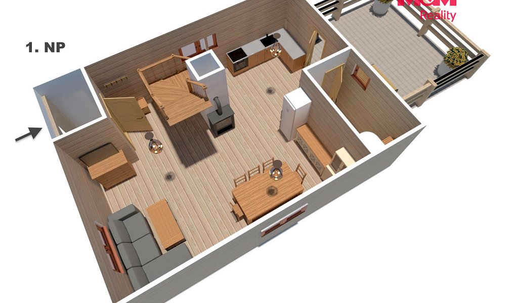 Prodej domu 65 m² s pozemkem 466 m², Střížovice – náhled fotky 14