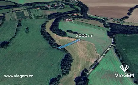 Prodej pole 666 m², Načeradec, okres Benešov