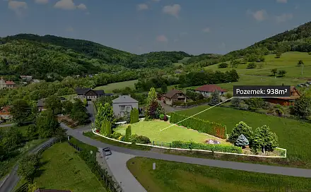 Prodej stavebního pozemku 938 m², Rusava, okres Kroměříž