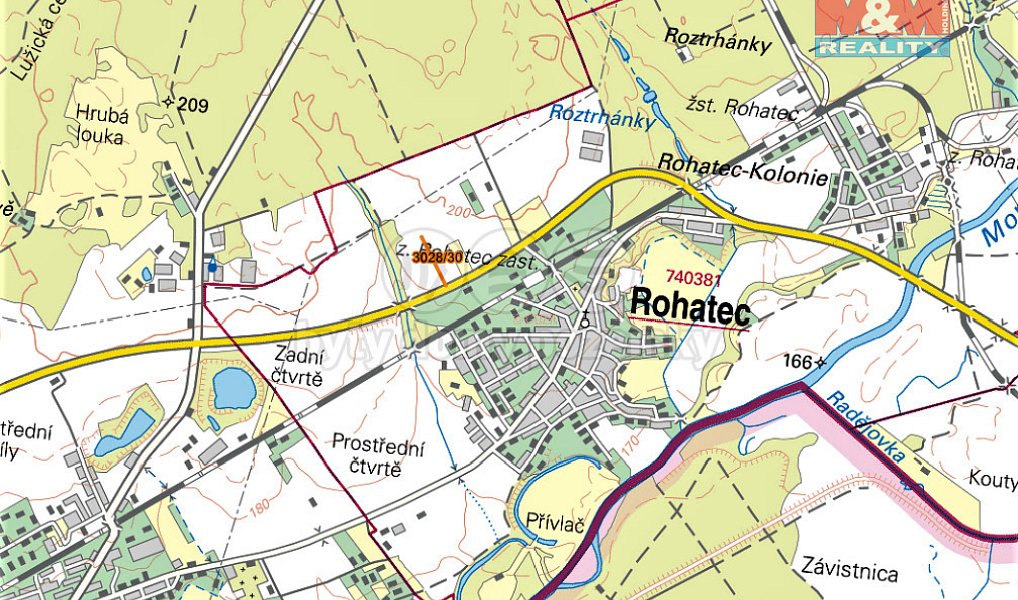 Prodej pole 1 805 m², Rohatec – náhled fotky 4