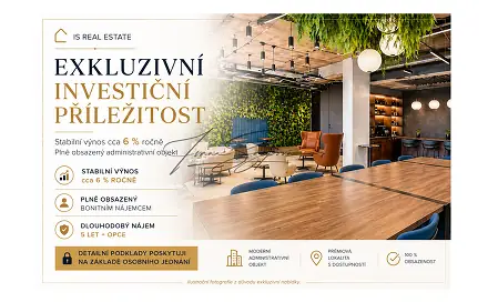 Prodej kanceláře 2 543 m², Praha 9