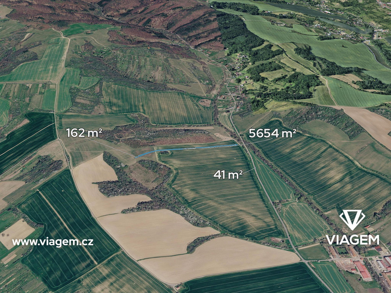 Prodej pole 1 464 m²