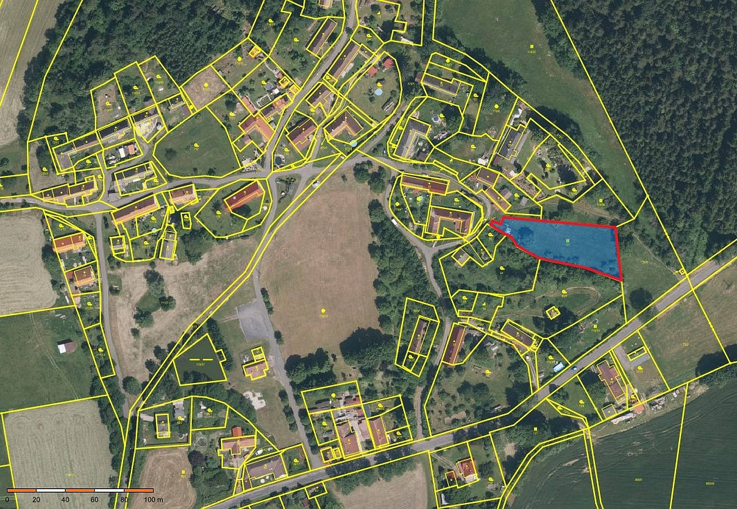 Prodej stavebního pozemku 2 069 m² – fotografie 5