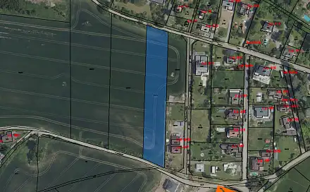 Prodej pole 2 552 m², Pyšely, okres Benešov