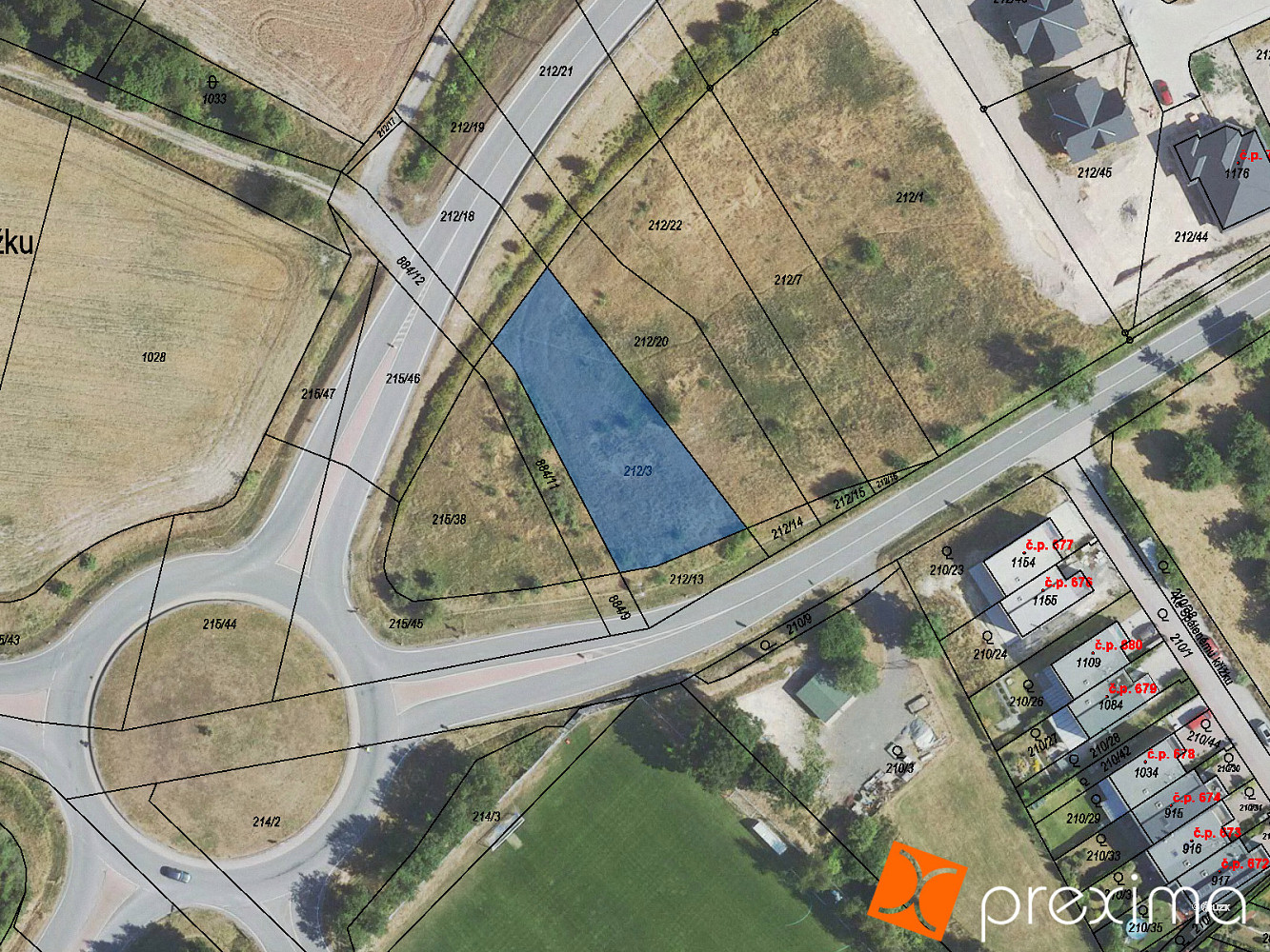 Prodej pole 474 m²