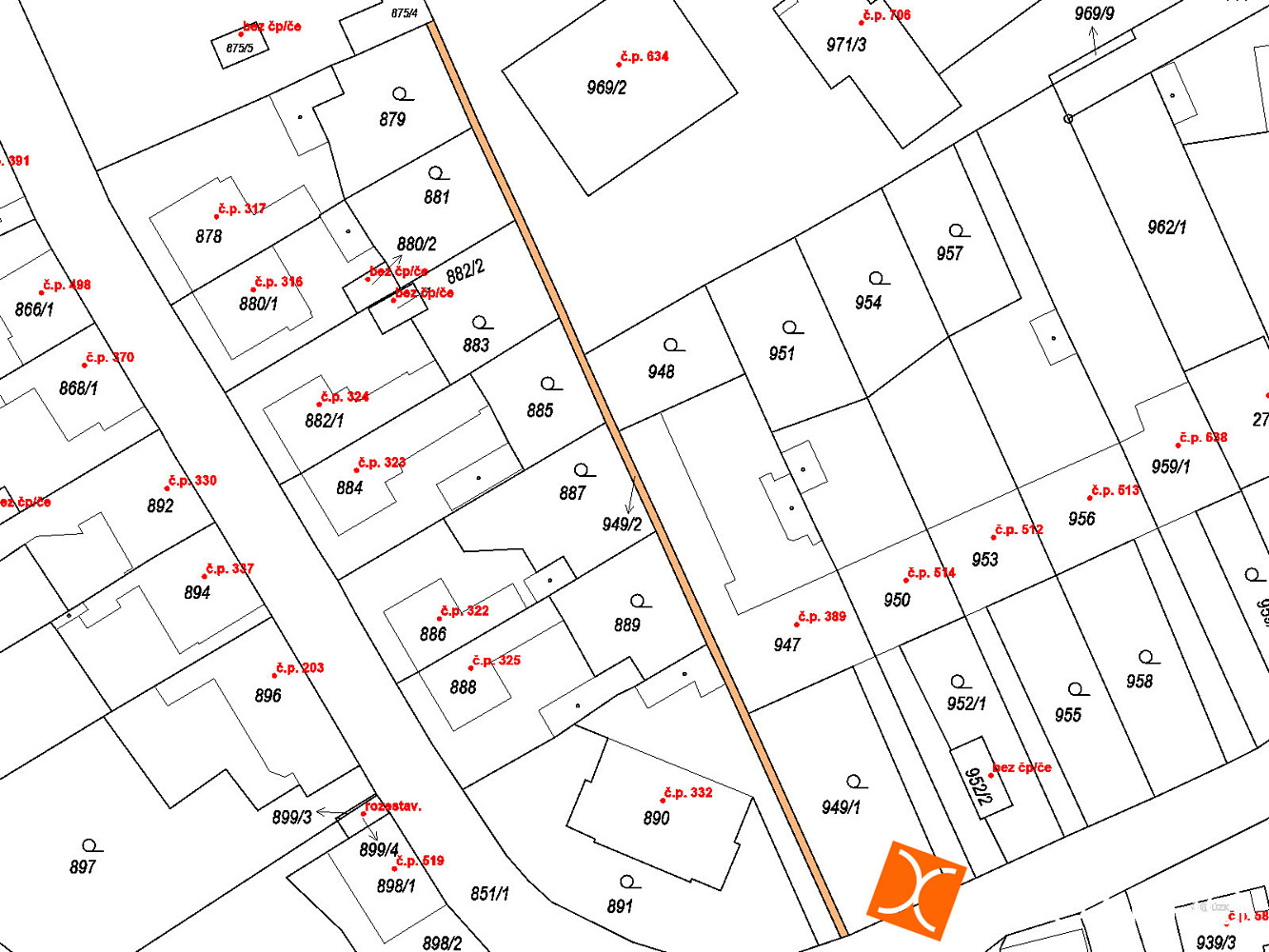 Prodej stavebního pozemku 20 m² – fotografie 2