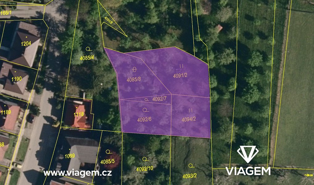 Prodej zahrady 1 291 m², Vizovice – náhled fotky 4