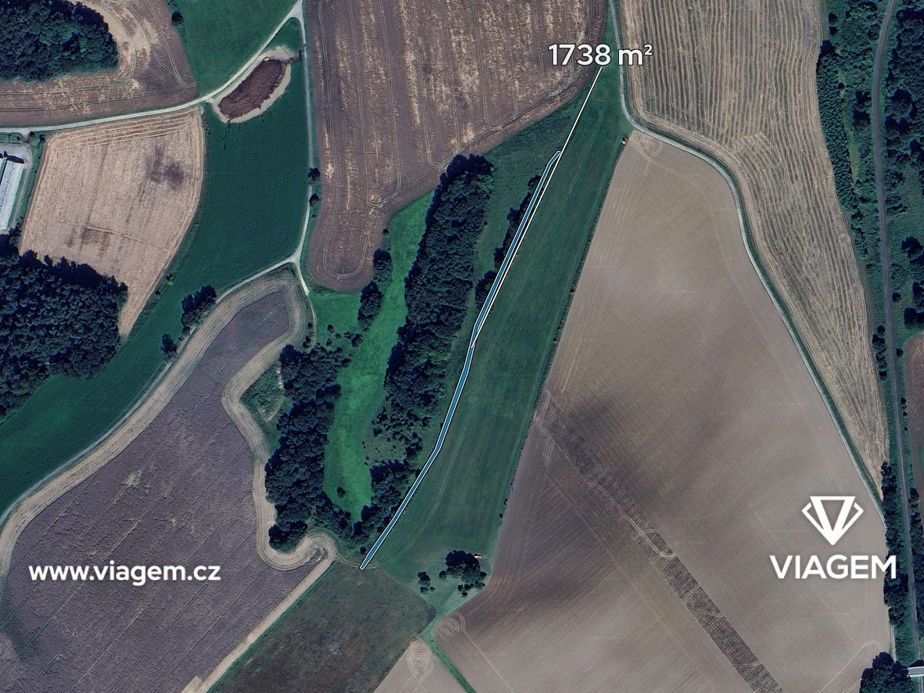 Prodej pole 1 158 m² – fotografie 2