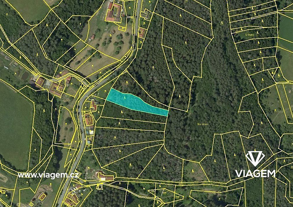 Prodej lesa 2 436 m² – pohled 3