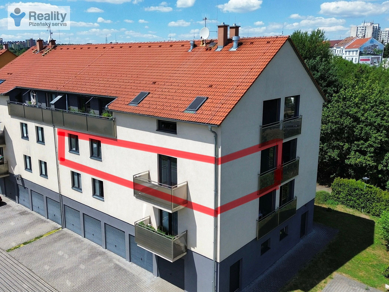 Pronájem bytu 3+kk 94 m² - Widok 3