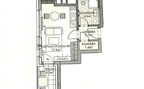 Prodej bytu 1+kk 30 m², Stočesova, Praha 6 - Ruzyně