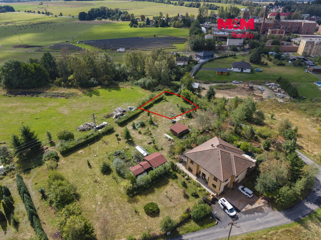 Prodej stavebního pozemku 673 m²