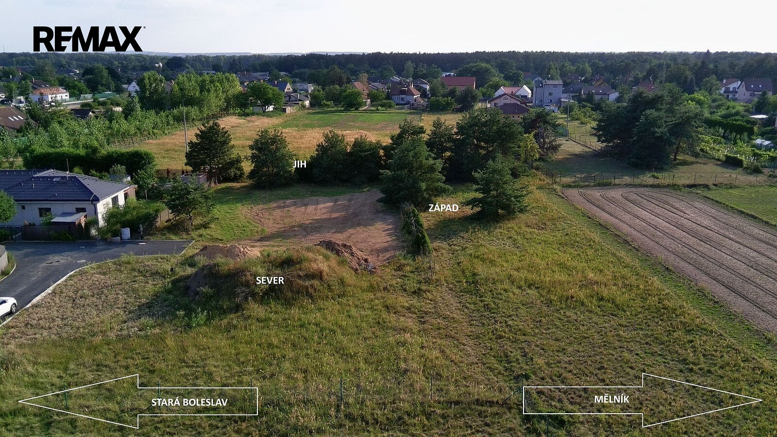 Prodej stavebního pozemku 1 087 m²
