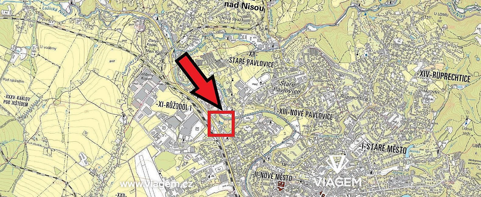 Prodej lesa 1 282 m²