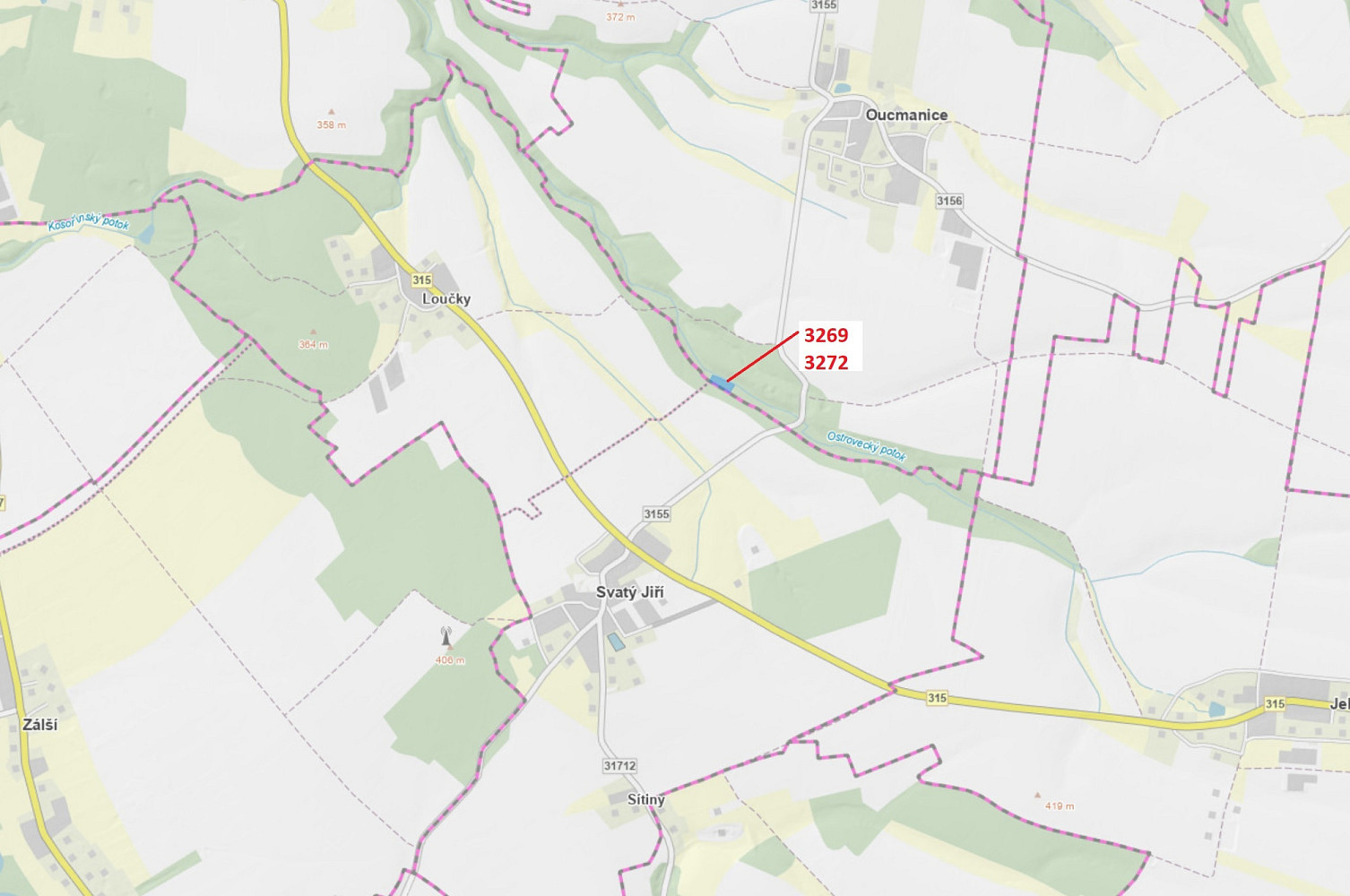 Dražba lesa 3 183 m²