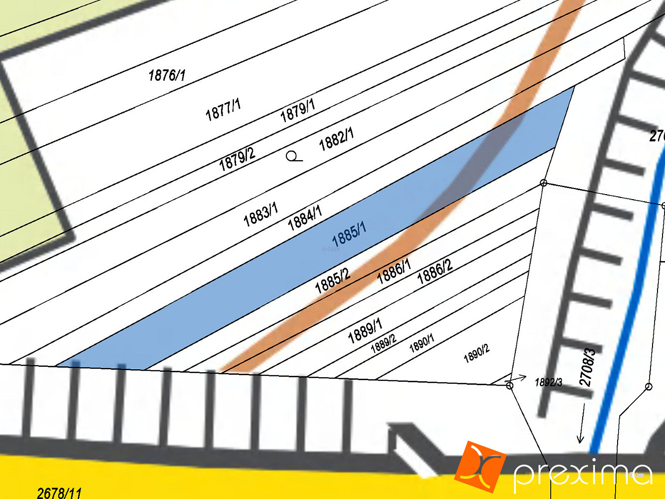 Prodej pole 375 m² – pohled 3
