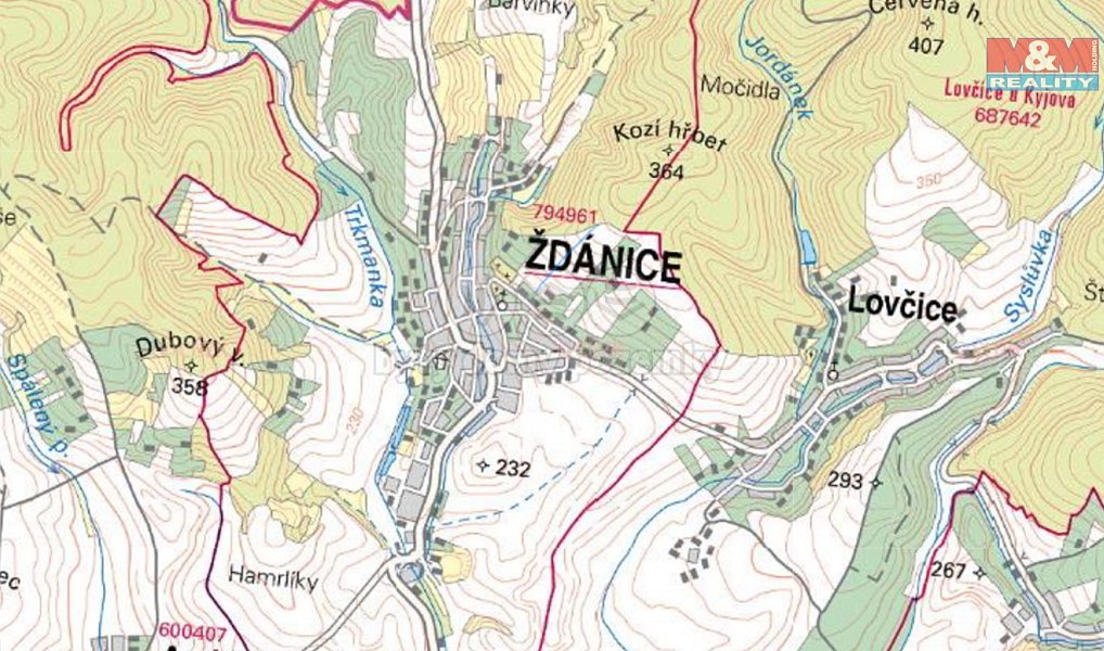 Prodej pole 9 394 m², Ždánice – náhled fotky 3