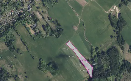 Prodej louky 15 539 m², Staré Křečany, okres Děčín