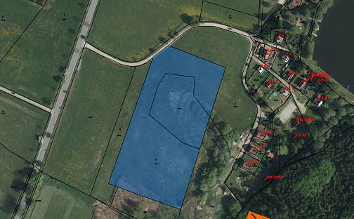 Prodej pozemku 3 374 m², Polesí, okres Pelhřimov