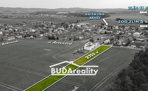 Prodej stavebního pozemku 2 752 m², Borovicová, Zlín - Velíková