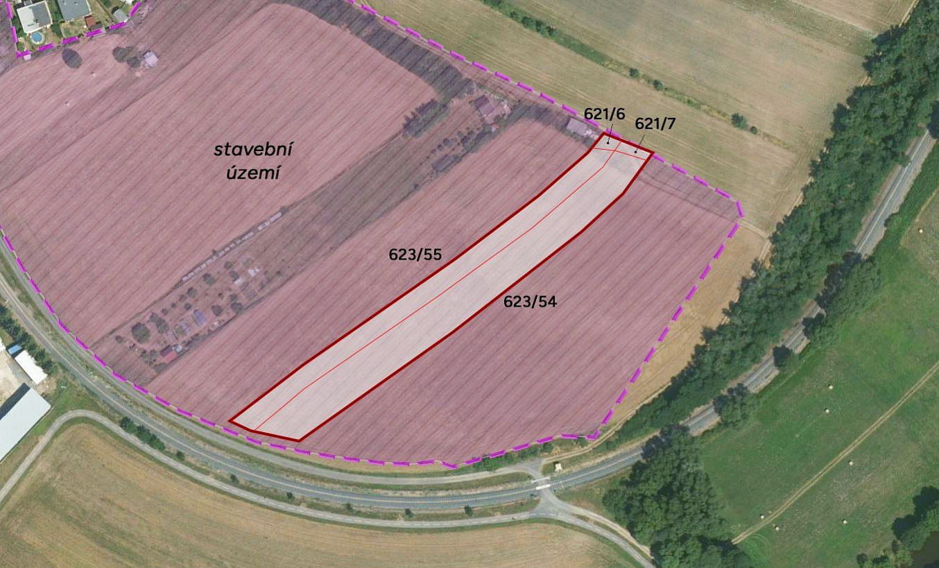 Prodej stavebního pozemku 5 369 m²