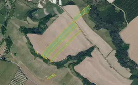 Prodej pole 76 144 m², Střemošice, okres Chrudim